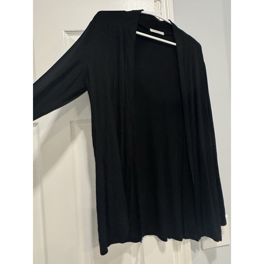 Newchoice Women’s Open Front Cardigan Black Long Sleeve Size M Lightweight - Picture 4 of 4